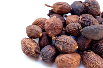 Dried Black Cardamom or Greater Cardamom