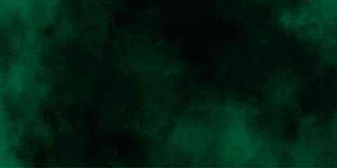 abstract cloud and vapor texture background. Black and Green smoke aquarelle smudge illustration smooth grungy smokey light pastel colors ink glow. Teal color powder explosion