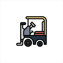 Forklift truck lifting heavy loads in warehouse environment, showcasing industrial equipment and logistics operations, conveying efficiency and productivity.