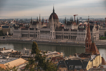 Naklejka premium Budapest Parliament View