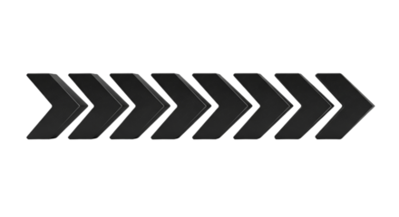 Seamless Black Arrow Pattern for Graphics Web Design and Presentation Backgrounds Modern Style on transparent background