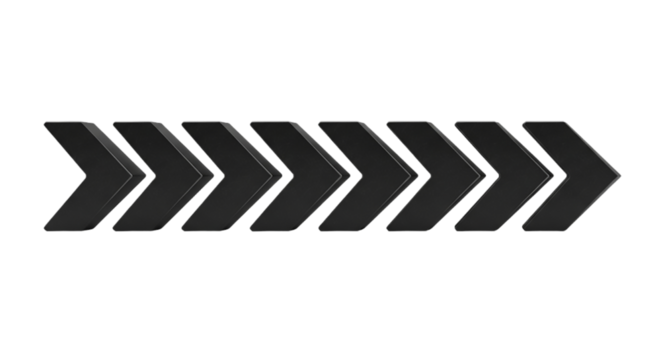 Seamless Black Arrow Pattern for Graphics Web Design and Presentation Backgrounds Modern Style on transparent background - Powered by Adobe