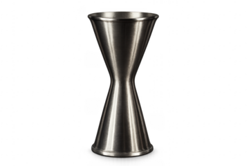 Stainless steel bar jigger measuring cocktail ingredients