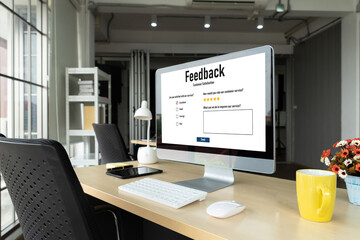 Customer feedback and review analysis by modish computer software for corporate business