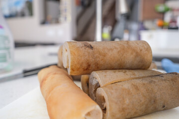 Raw Nigerian cowskin Ponmo for cooking