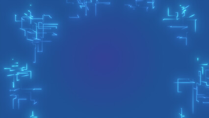 Animation of the flight of charged particles in a magnetic field. 