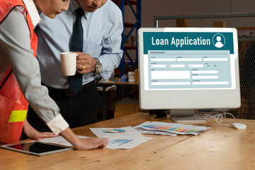 Online loan application form for modish digital information collection on the internet network