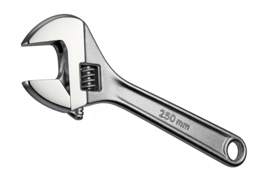 Adjustable wrench tool for mechanical DIY repair work