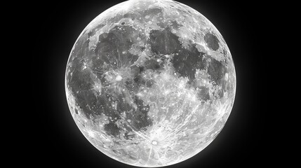 Obraz premium moon in the night sky