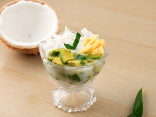 Avocado Coconut Jackfruit Ice Cocktail or Es Teler 77