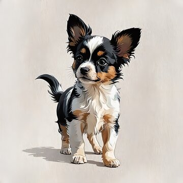 パピヨン子犬」の写真素材 | 25,707件の無料イラスト画像 | Adobe Stock