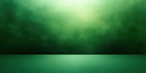 abstract blurred green gradient background with a smooth transition from dark to light green creating a calm and serene atmosphere