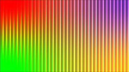 Vibrant Rainbow Gradient Vertical Stripes with Glowing Neon Effect