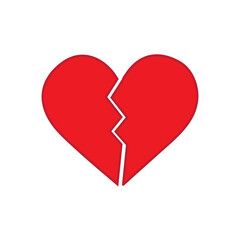 broken heart illustration