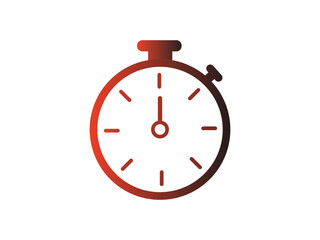  Stop watch icon vector illustration on white background