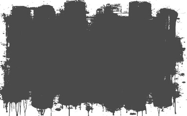 Abstract Decorative Black & White Edge. Type Text Inside, Use as Overlay or for Layer Mask.Black ink splatter background with white center