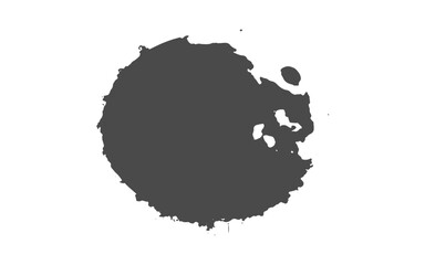 map of japan with shadow