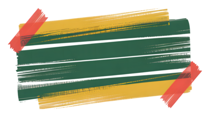 Abstract textured brush strokes with diagonal lines and colorful accents