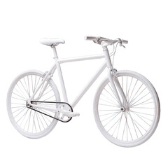 Obraz premium White bicycle png stylish bike png white bike png bicycle png modern bicycle png clean bicycle png studio bike png urban bicycle png transparent background image