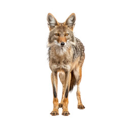 Fototapeta premium Jackal full body isolate on transparent background
