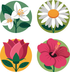 Abstract geometric design with vibrant color palette and helvetica courier typography