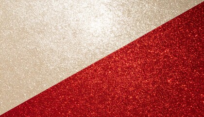 ベージュと赤のラメ背景