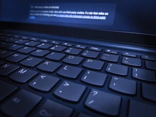 Close Up Computer Keyboard, Close Up laptop Keyboard