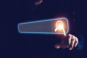 Hand use search engine for find data document management system detect or discover and online file...