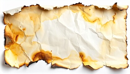 Burnt and Wrinkled Paper Texture
