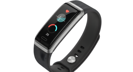 Fitness Tracker Smart Band with Heart Rate Monitor and Color Display for Health Monitoring