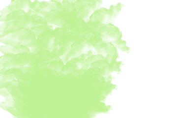 Ethereal green smoke wisps swirling abstract texture cloud flowing motion