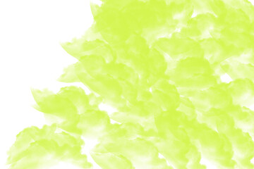 Abstract swirling green smoke or gas cloud texture with bright illumination and fine detail
