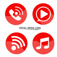 social media website logo