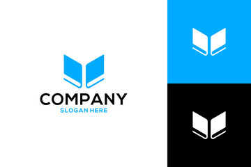 book logo design icon vector