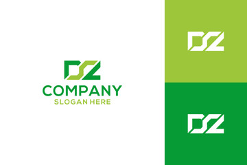 letter z d logo design. Linked letter dz logo design.