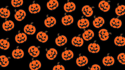 Pumpkin doodle jackolanterns perfect for halloween pattern designs, invitations, social media posts, and seasonal decorations. Festive and spooky.