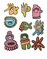 Cute Animal Surreal Art  Graphic Illustrations Doodles