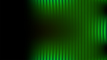 Abstract green gradient texture with vertical stripes and pixelated geometric shapes