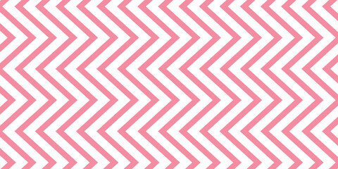 Fototapeta premium simple pink zigzag line pattern for banner poster background.