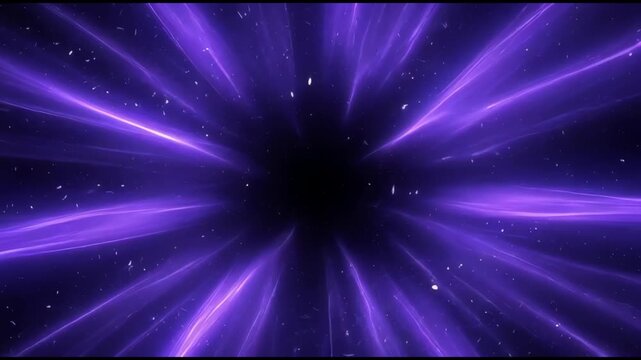 Hyperbolic Purple Vortex: A Dynamic Journey Through Space-Time Distortion