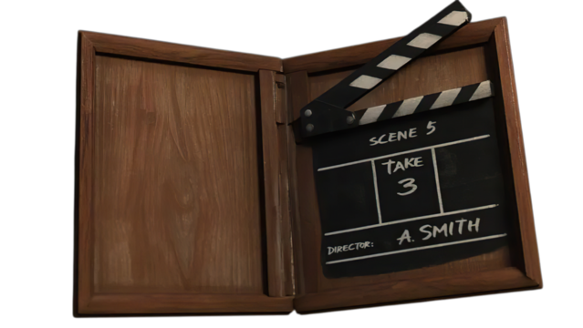 A vintage wooden box with a key to success and an open book is a classic business icon illustration