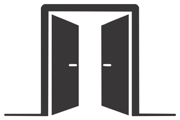 Open Door Icon Graphic: Opportunity, Access, Threshold, Transition, and Departure