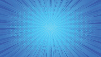 Abstract blue rays comic zoom radiant background © PIXEL LEGENDS