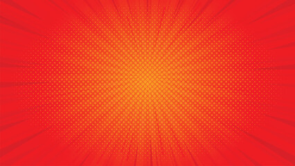 Abstract red rays comic radiant background © PIXEL LEGENDS