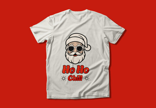 Christmas T Shirt Design Template Layout