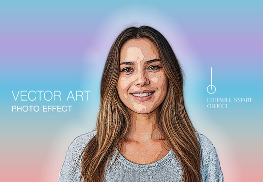 Vector Art Photo Effect