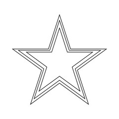 Obraz premium vector illustration of a star