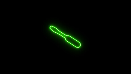 Glowing screwdrivers icon outline. screwdrivers logo. An illustration of screwdrivers. Perfect use for icon, logo, web, pattern, design.