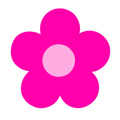 pink flower icon