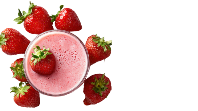 Strawberry isolated on white background